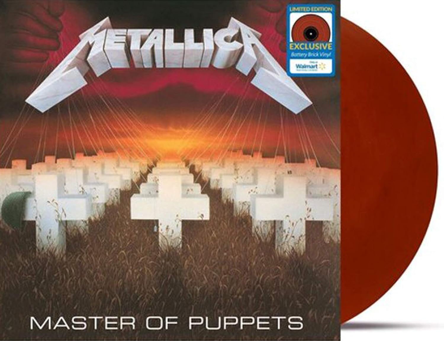 Metallica - Master of Puppets. Ltd Ed. Battery Brick coloured LP.